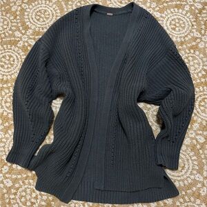 Free People Nightingale Cardigan Chunky Knit.